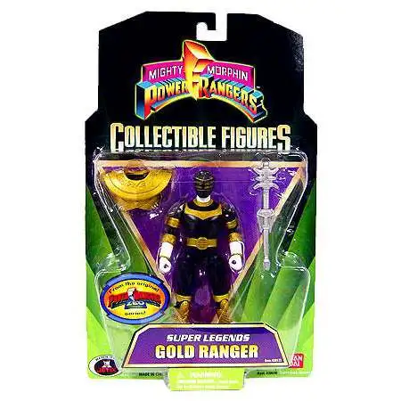 Power Rangers Mighty Morphin Collectible Figures Super Legends Gold Ranger Action Figure