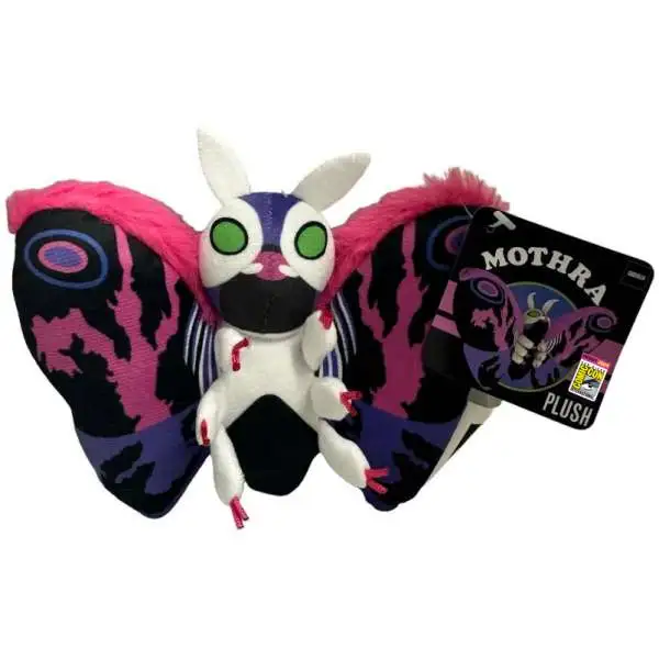 Godzilla Blacklight Mothra Exclusive 6-Inch Plush [Pink]