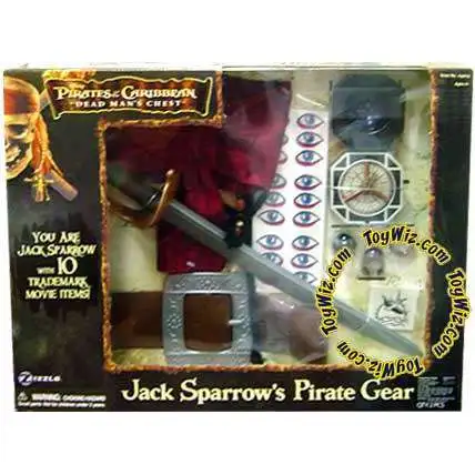 Pirates of the Caribbean Dead Man's Chest Jack Sparrow's Pirate Gear Roleplay Toy [Damaged Package]