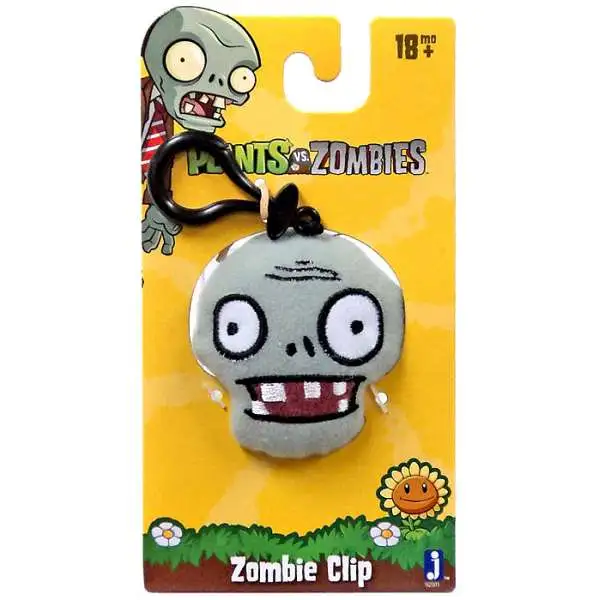 Plants vs. Zombies Zombie Plush Clip On