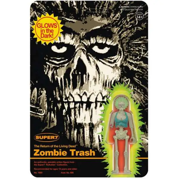 ReAction Return of the Living Dead Zombie Trash Action Figure [Monster Glow]