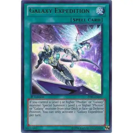 YuGiOh Trading Card Game 2013 Collector Tin Ultra Rare Galaxy Expedition ZTIN-EN017