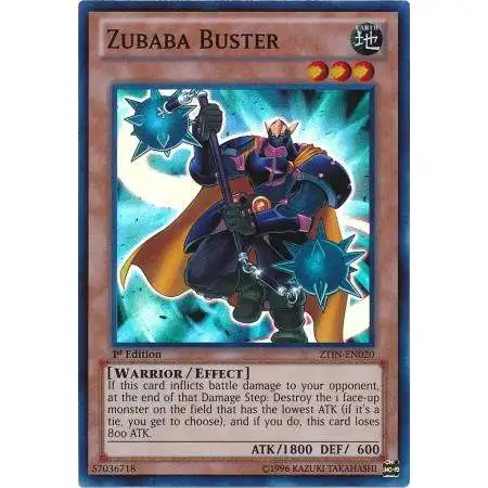 YuGiOh Trading Card Game 2013 Collector Tin Super Rare Zubaba Buster ZTIN-EN020