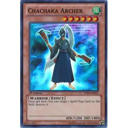 YuGiOh Trading Card Game 2013 Collector Tin Super Rare Chachaka Archer ZTIN-EN021
