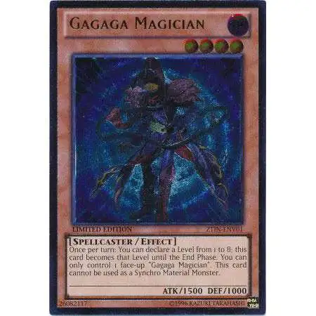 YuGiOh Trading Card Game 2013 Collector Tin Ultimate Rare Gagaga Magician ZTIN-ENV01