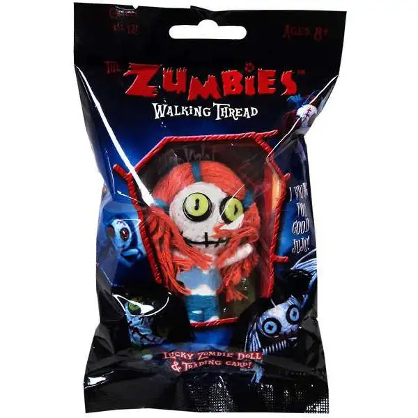 The Zumbies Walking Thread Lucky Zombie Doll Violet Keychain