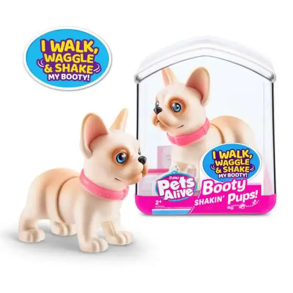 Pets Alive Booty Shakin' Pups Frenchie 3.5-Inch Figure [Walks, Waggles & Shakes Booty!]