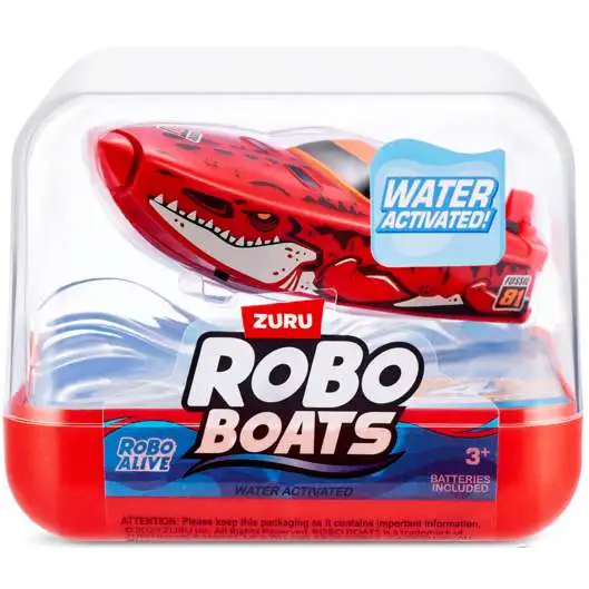 Robo Alive Robo Boats RED Robotic Figure