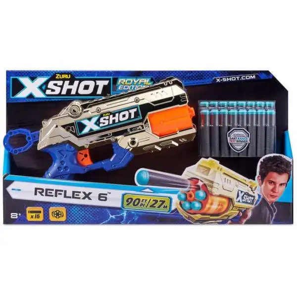 X-Shot Excel Reflex 6 Blaster [Royal Edition]