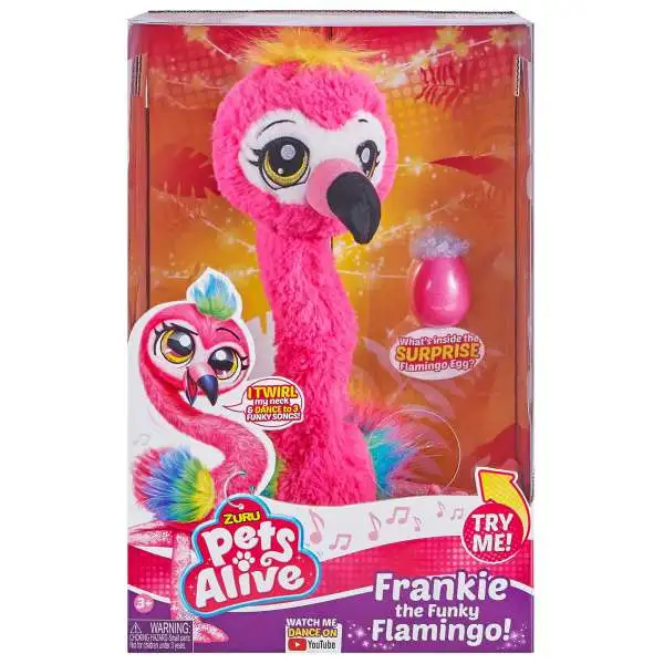 Pets Alive Frankie the Funky Flamingo! Robotic Pet Figure