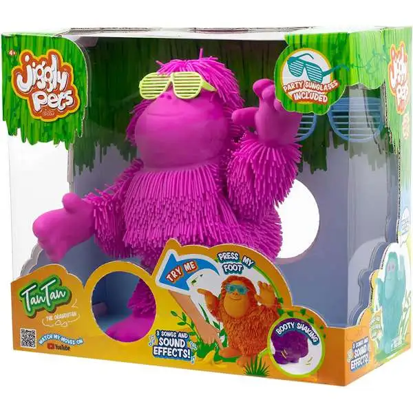 Jiggly Pets Orangutan Robotic Pet Figure [Pink]