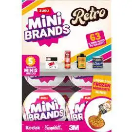 5 Surprise Mini Brands! Retro Mystery Box [13 Packs]