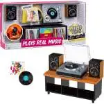 Miniverse Real Music Vinyl Record Player Playset Featuring
