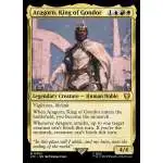 aragorn king of gondor mtg commander deck Magic The Gathering Lord the Rings Tales of Middle-Earth Single Card Mythic Rare Aragorn, of 5 lifelink When Aragorn Let's Build a Surprise Aragorn,