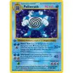 Pokemon Base Set Single Card Holo Rare Poliwrath 13 Shadowless
