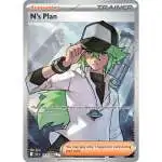 n's plan pokemon card Trading Game Black Bolt Single Card Special Illustration Rare Ns 163 Ns Plan Supporter N's plan 💌 for those